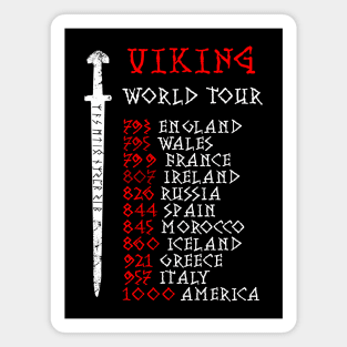 World Tour Vikings Magnet